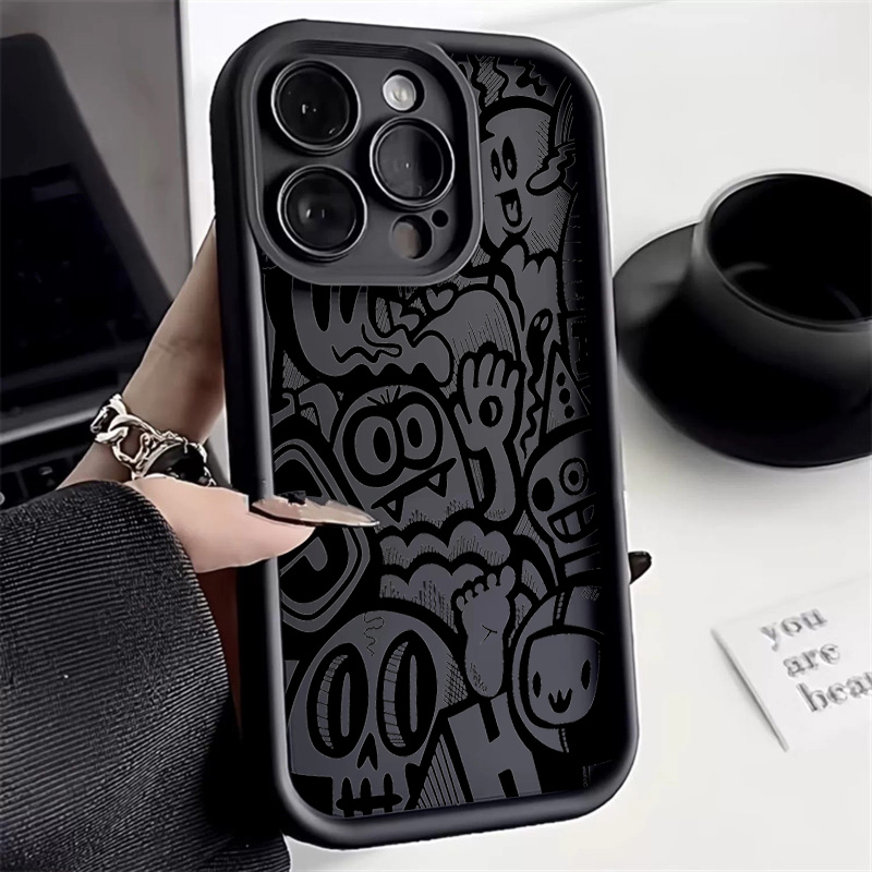Phone Cases Xr Iphone - 블랙 그래피티 폰 케이스 아이폰 17