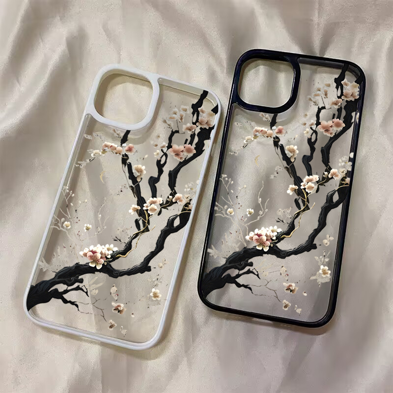 Phone Cases Galaxy A16 5G - 중국 매화꽃 예술적 디자인 케이스 (삼성