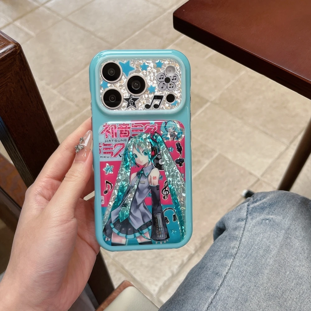 귀여운 일본 애니메이션 캐릭터, 하츠네 미쿠 디자인의  - Phone Cases For Iphone 16 리뷰 및 가격
