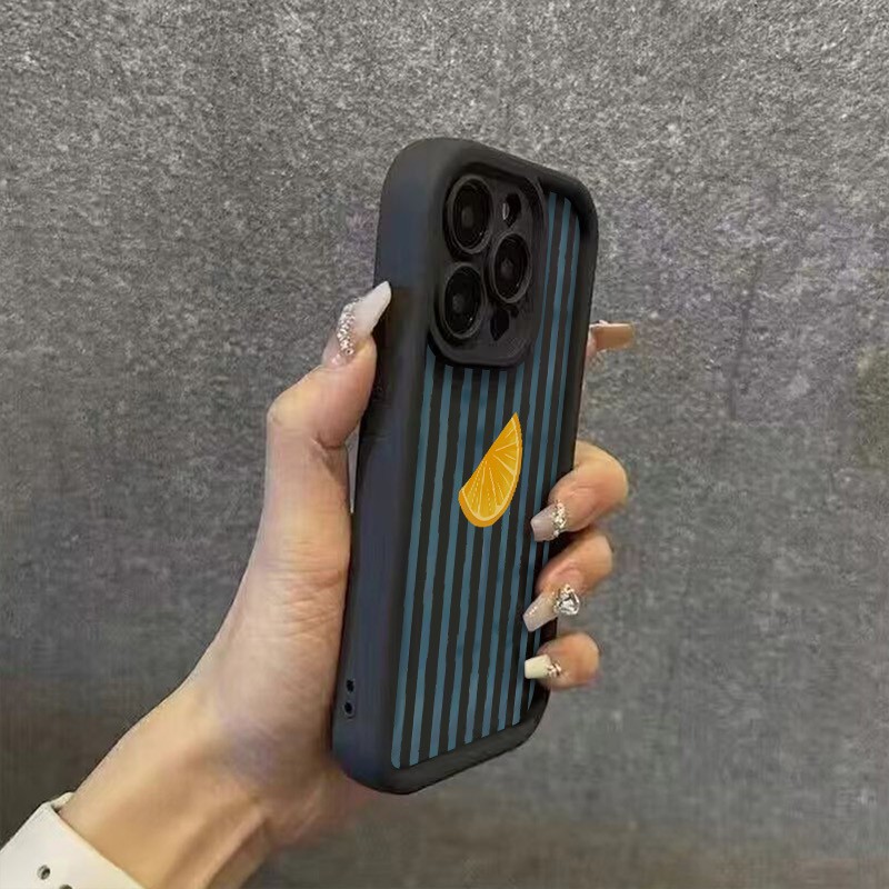 줄무늬 레몬 슬라이스 패턴 아이폰 17 16 15 14 - Phone Cases Xr Iphone 리뷰 및 가격