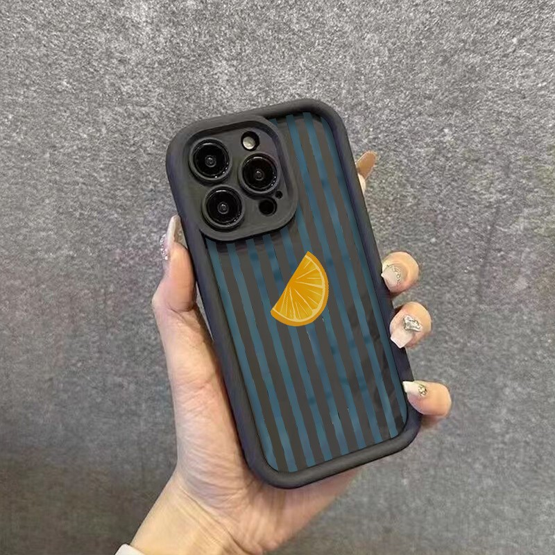 줄무늬 레몬 슬라이스 패턴 아이폰 17 16 15 14 - Phone Cases Xr Iphone 리뷰 및 가격