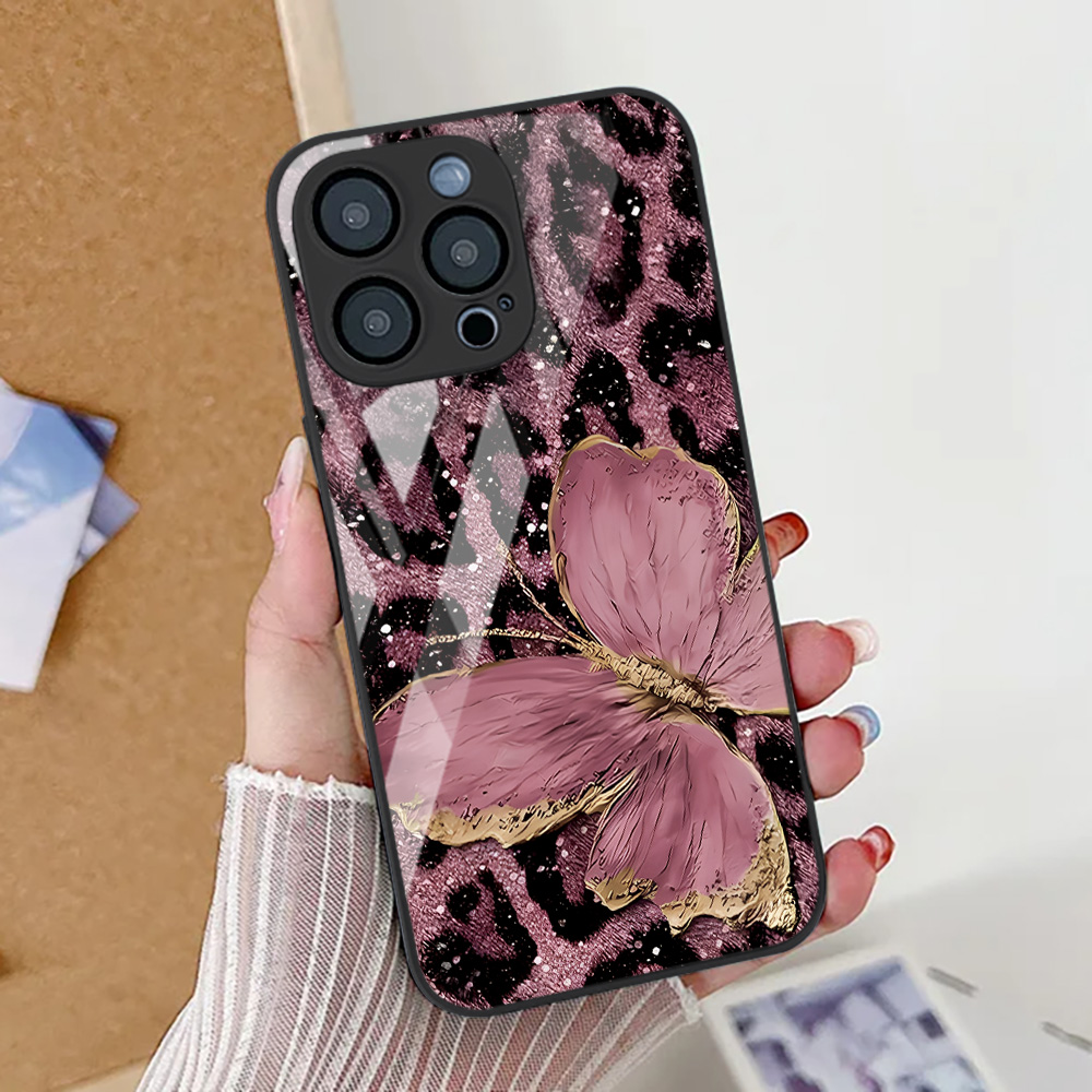 나비 레오파드 프린트 폰 케이스 아이폰 17 16 14 - Phone Cases Xr Iphone 리뷰 및 가격