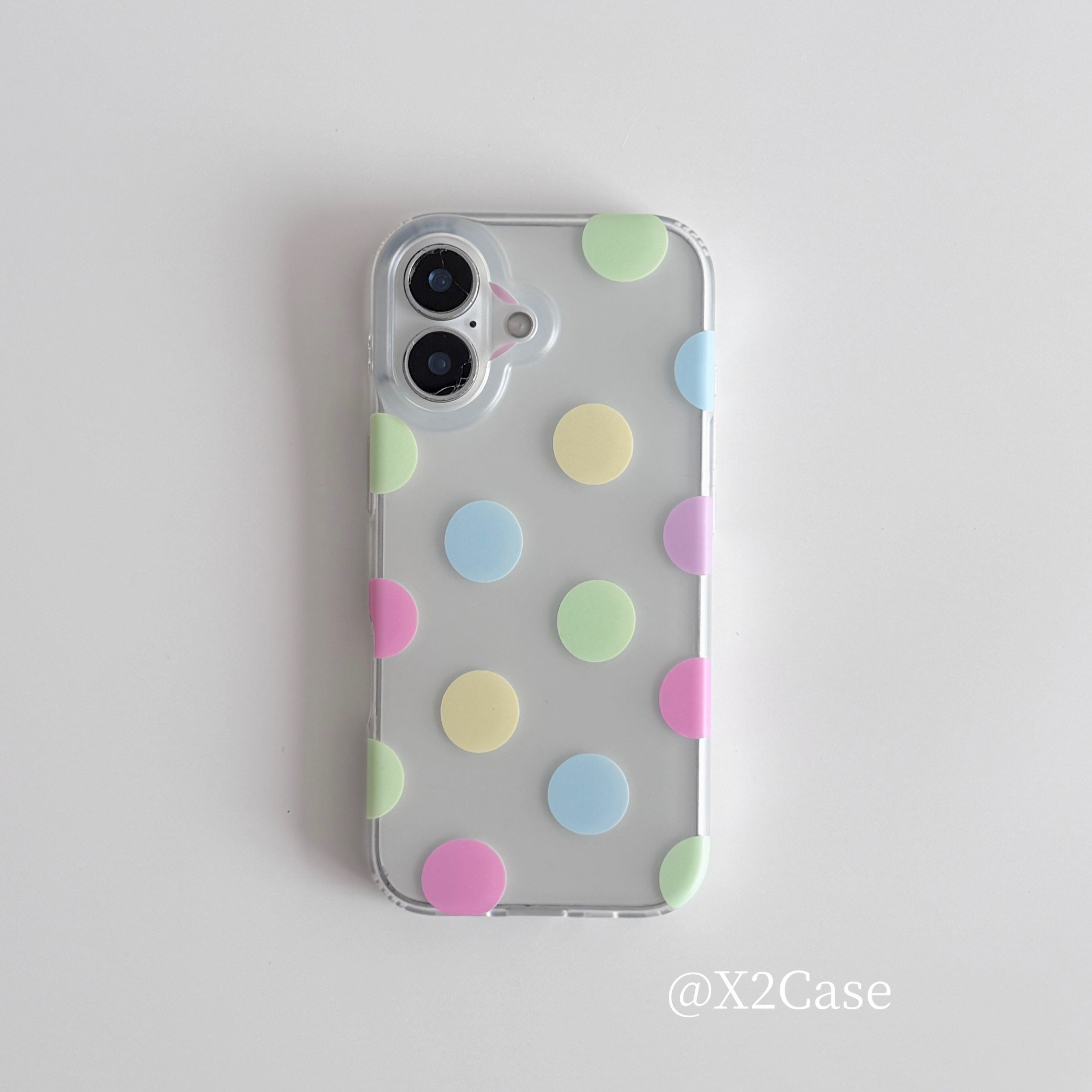 한국 인스 컬러풀 폴카 도트 무광 폰 케이스 아이폰 울 - Phone Cases Xr Iphone 리뷰 및 가격