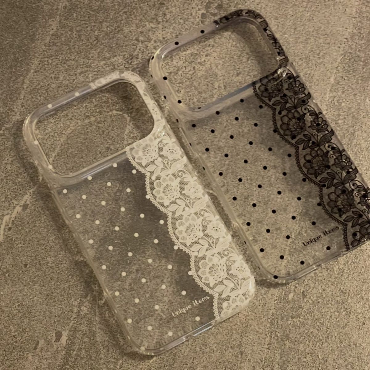 블랙 화이트 폴카 도트 레이스 패턴 폰 케이스 아이폰  - Phone Cases Xr Iphone 리뷰 및 가격
